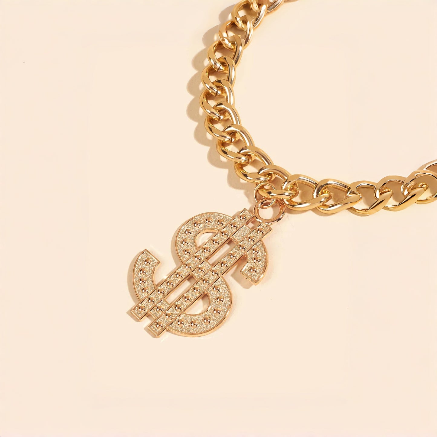 Dollar Pendant Pet Necklace