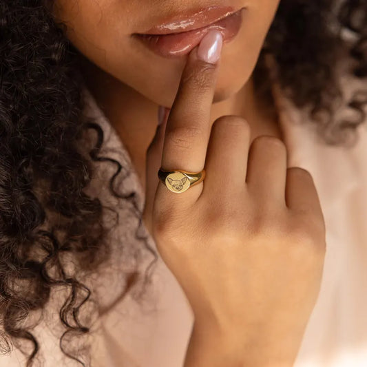 Custom Pet Signet Ring