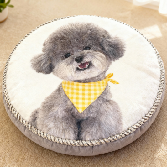 Round Memory Foam Pet Seat Cushion