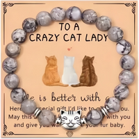 Cat Bracelet Gifts for Women for Cat Lover