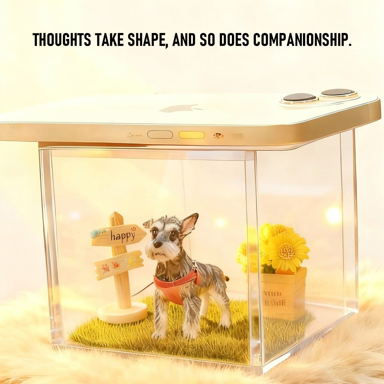 Custom Pet Memorial Hologram House