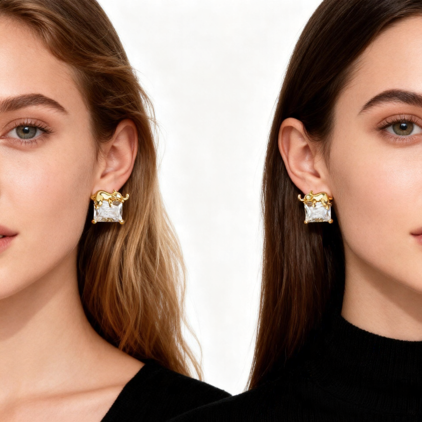 Sleepy Cat Style Earrings