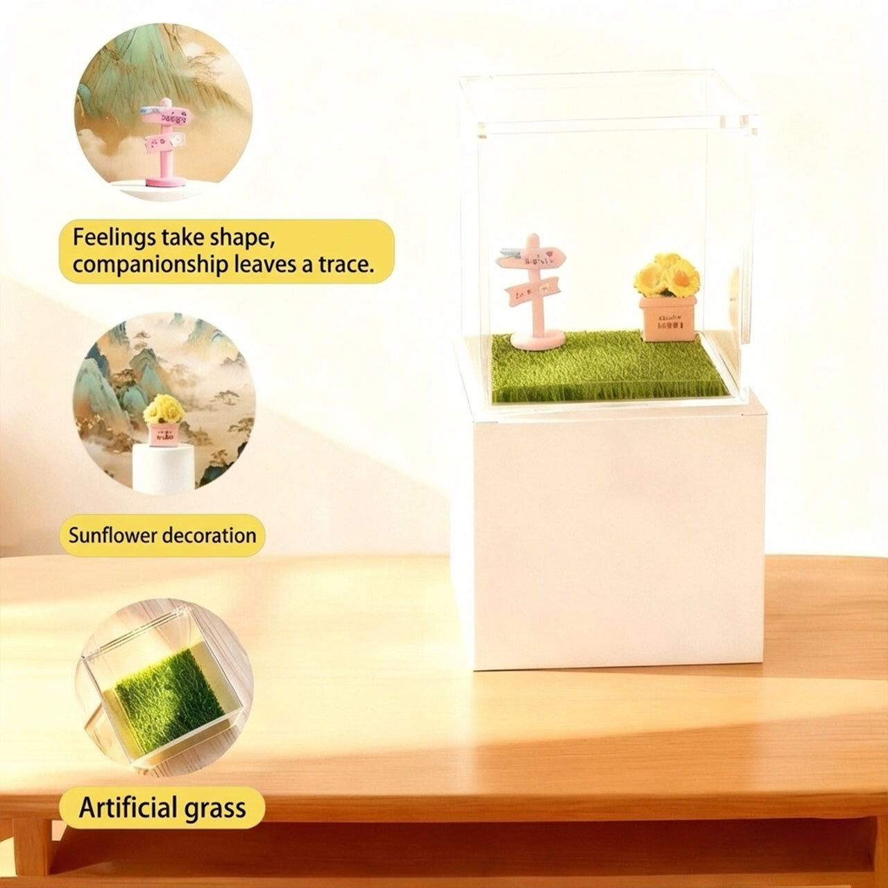 Custom Pet Memorial Hologram House