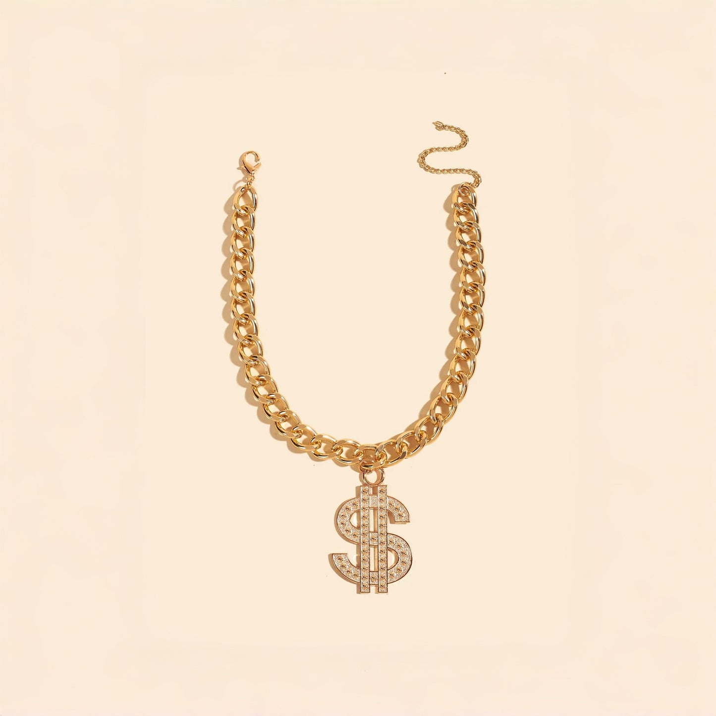 Dollar Pendant Pet Necklace