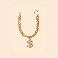 Dollar Pendant Pet Necklace
