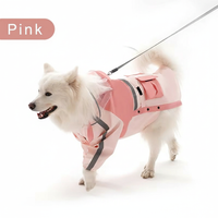 All-Weather Reflective Dog Raincoat – Waterproof Harness