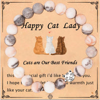 Cat Bracelet Gifts for Women for Cat Lover