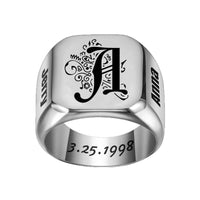 Personalised Steel Photo Ring