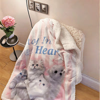 Custom Flannel Pet Photo Blanket