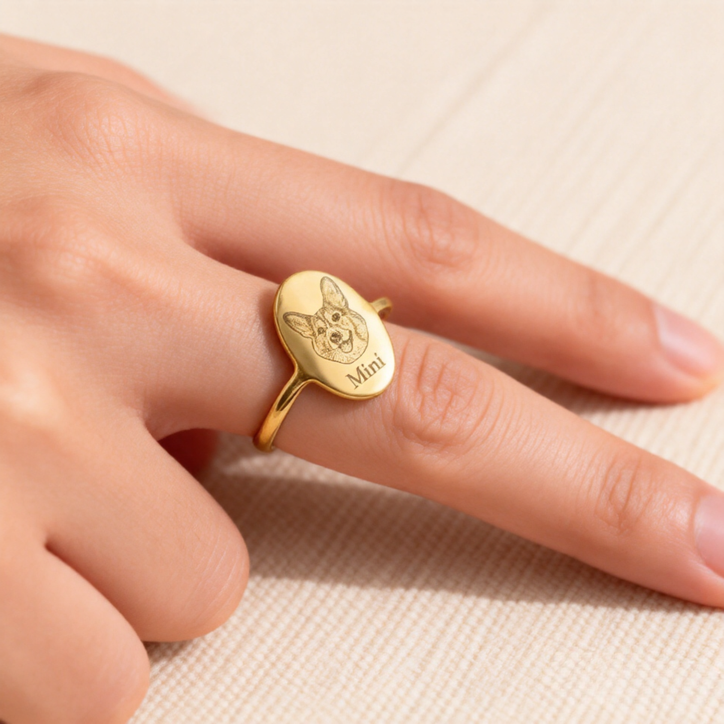 Personalized Pet Picture Rings