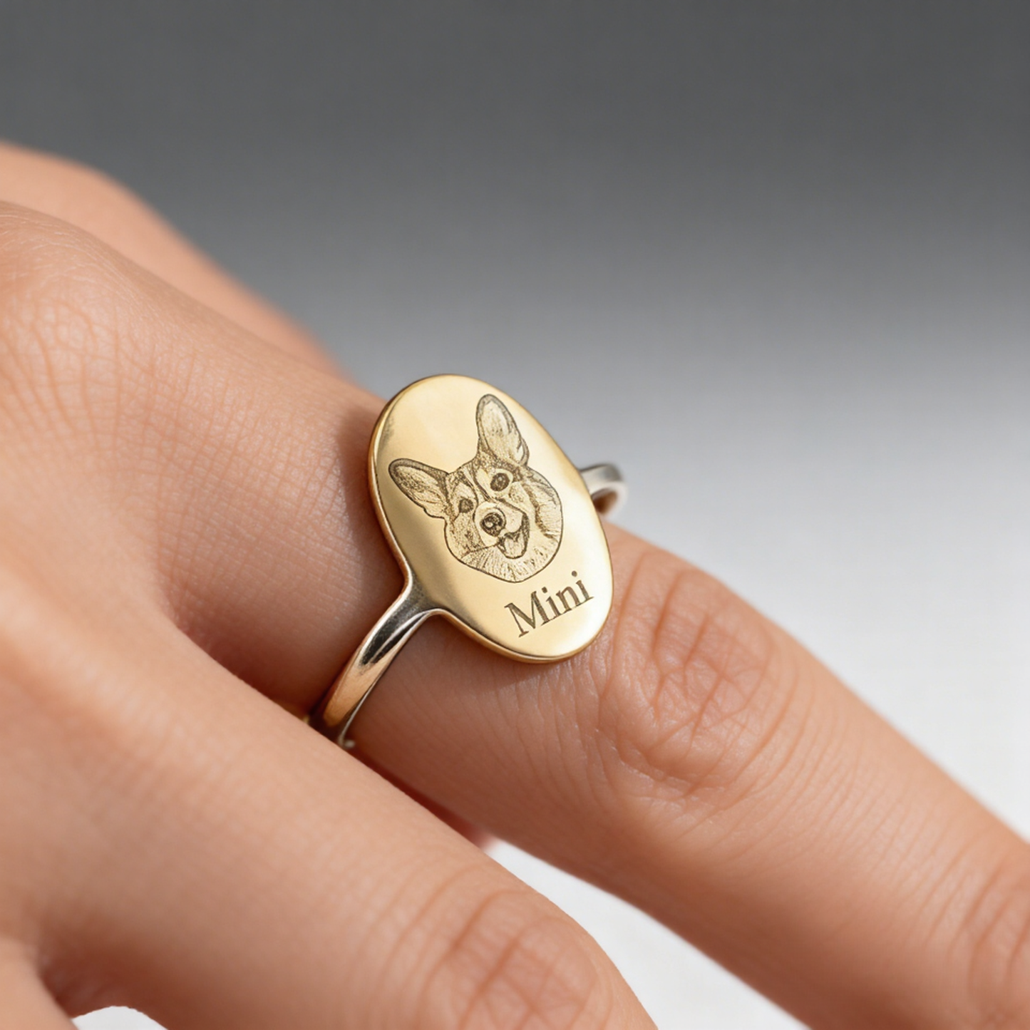 Personalized Pet Picture Rings