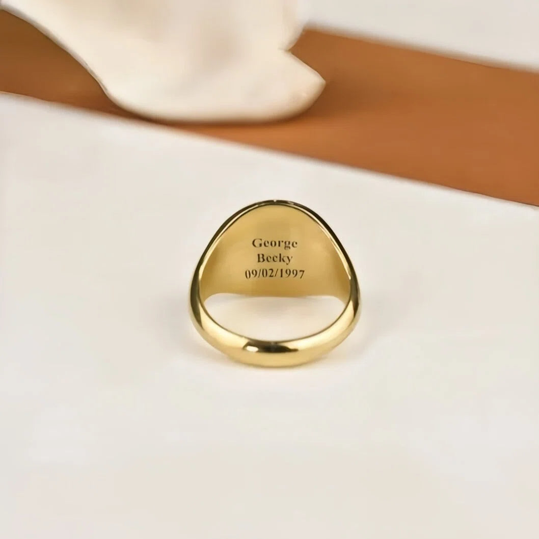 Custom Pet Signet Ring
