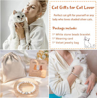 Cat Bracelet Gifts for Women for Cat Lover