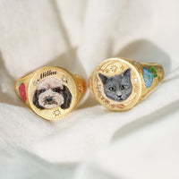 Custom Pet Signet Ring