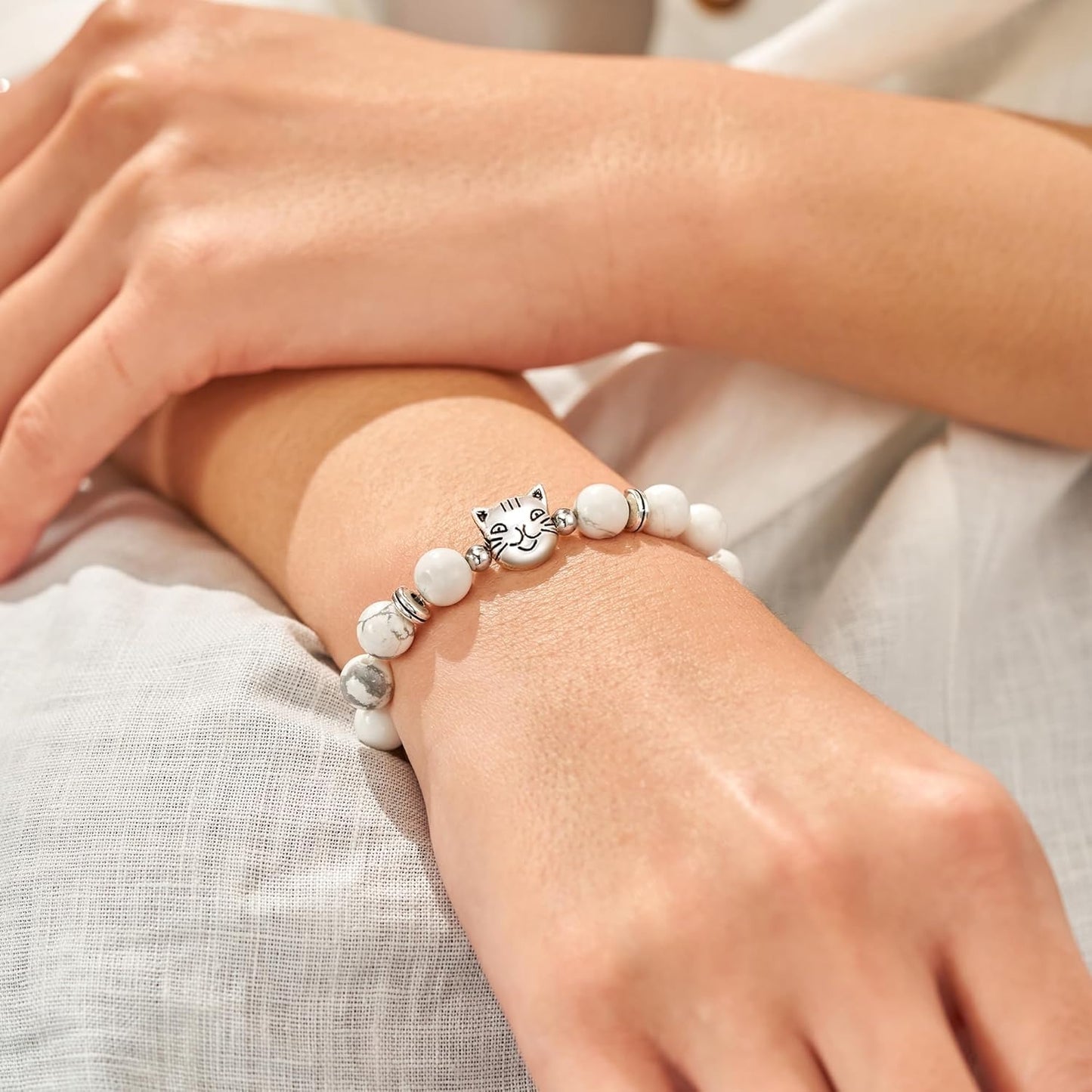 Cat Bracelet Gifts for Women for Cat Lover