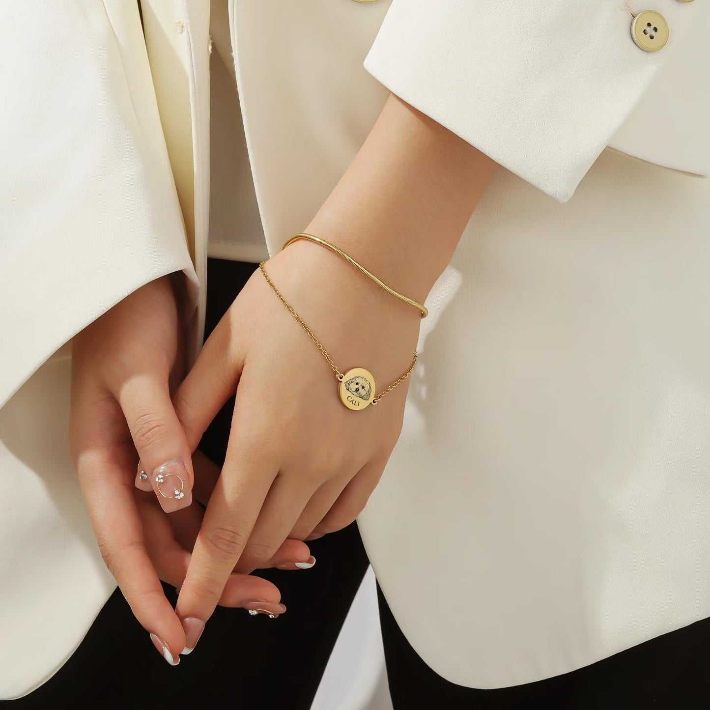 Personalized Double Chain Jewelry