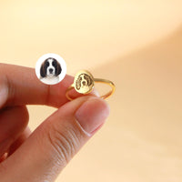 Personalized Pet Picture Rings