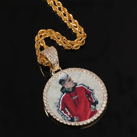Circle Shaped Photo Pendant
