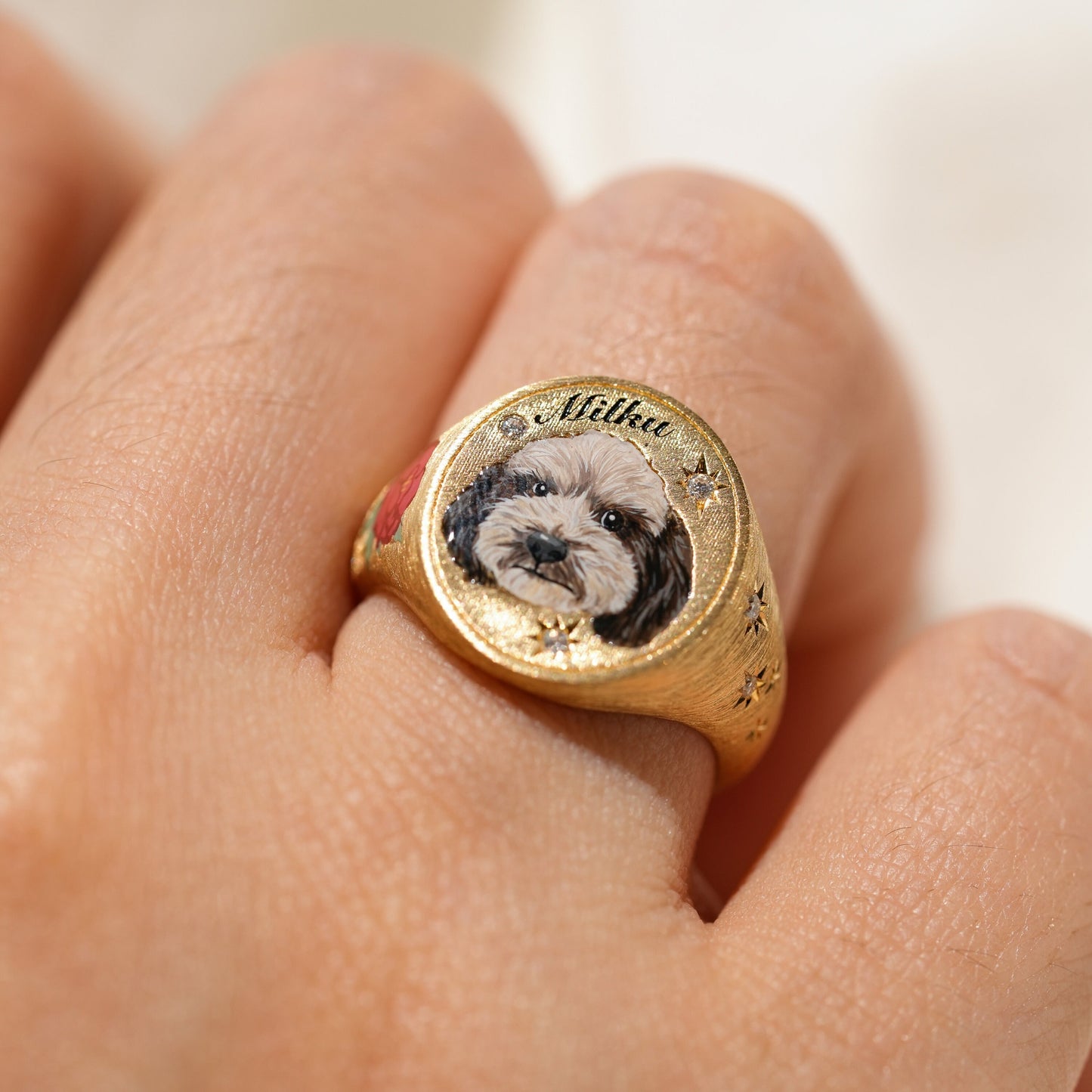 Custom Pet Signet Ring