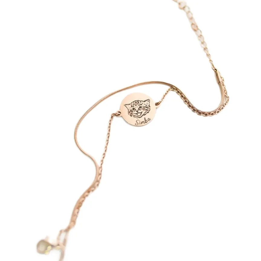 Personalized Double Chain Jewelry