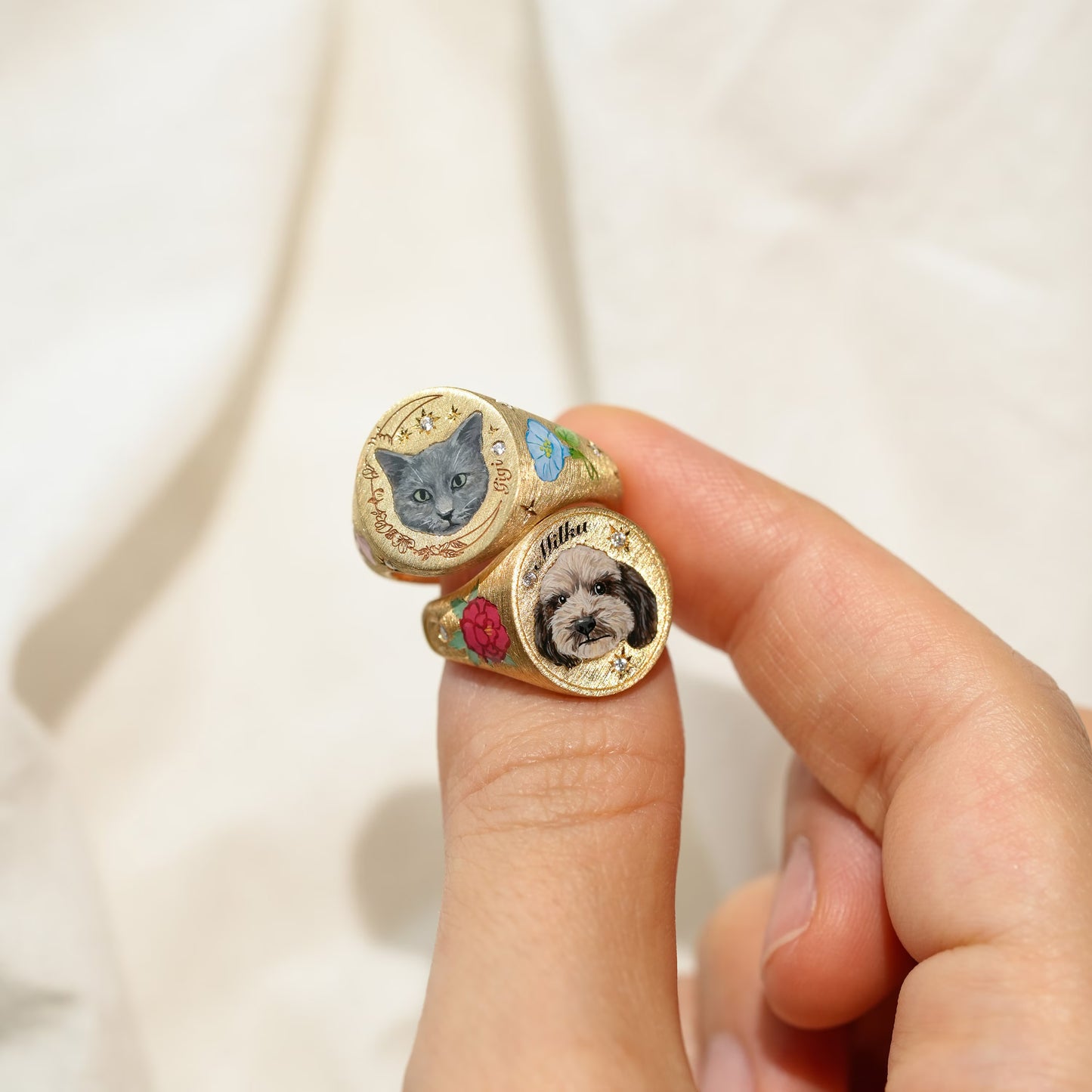 Custom Pet Signet Ring