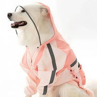 All-Weather Reflective Dog Raincoat – Waterproof Harness