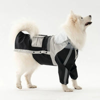 All-Weather Reflective Dog Raincoat – Waterproof Harness