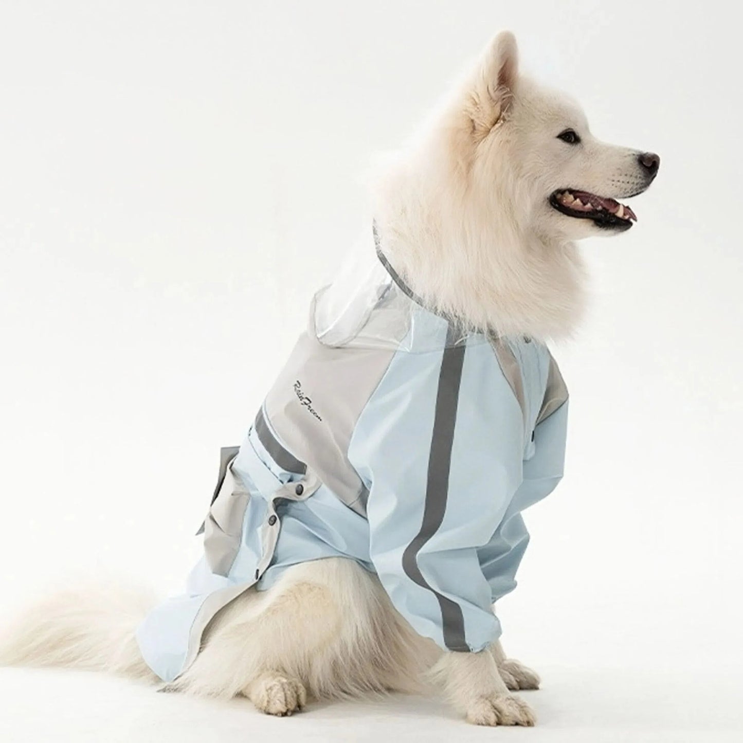 All-Weather Reflective Dog Raincoat – Waterproof Harness