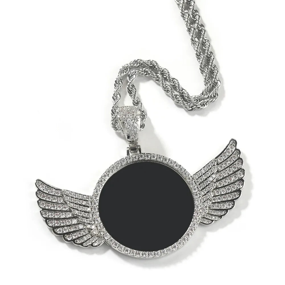 Circle Shaped Photo Pendant