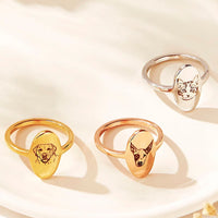 Personalized Pet Picture Rings