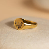 Custom Pet Signet Ring