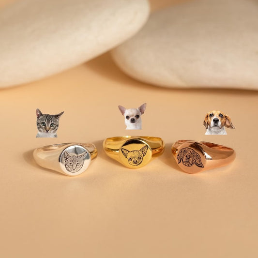 Custom Pet Signet Ring