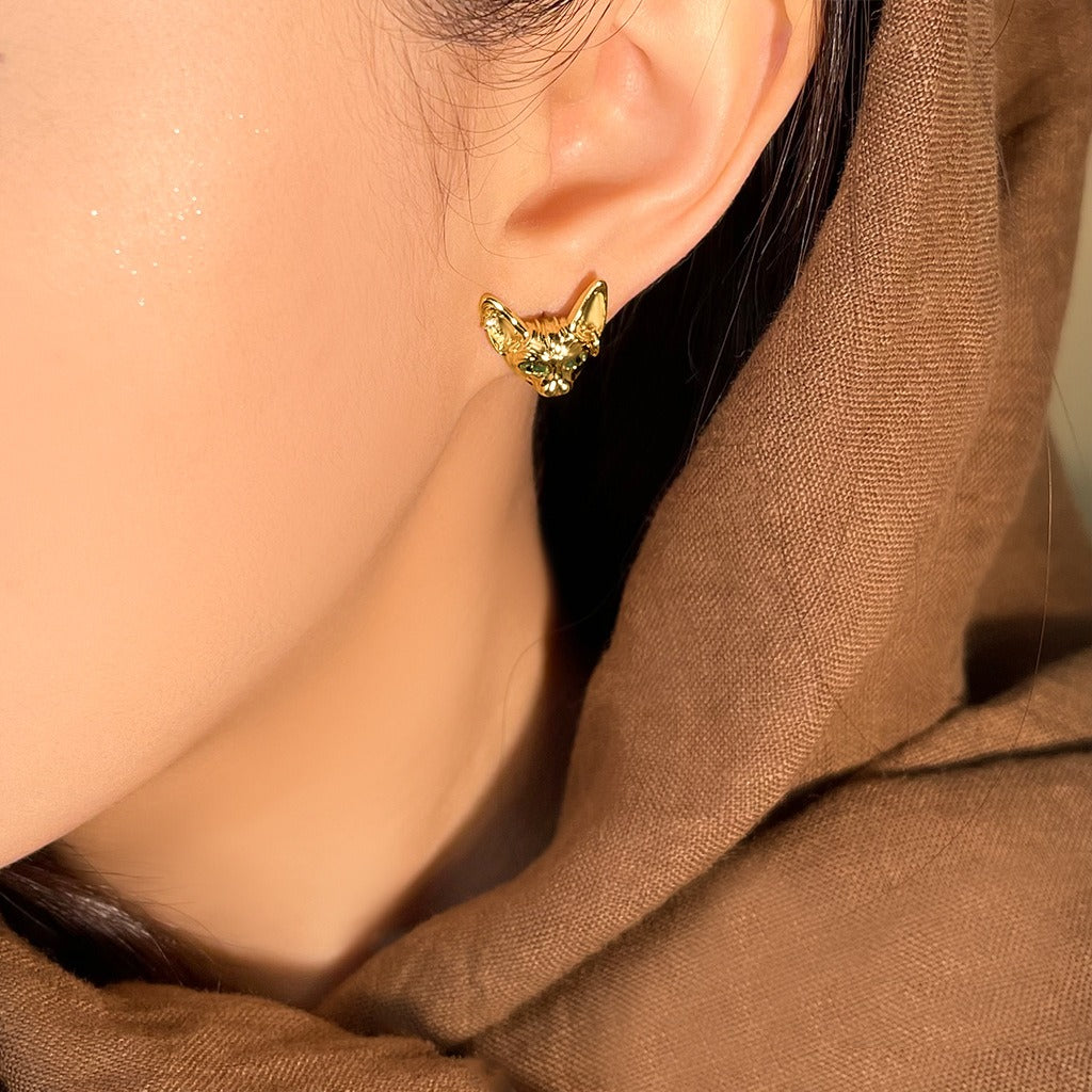 Cat-Eared Personality Earrings