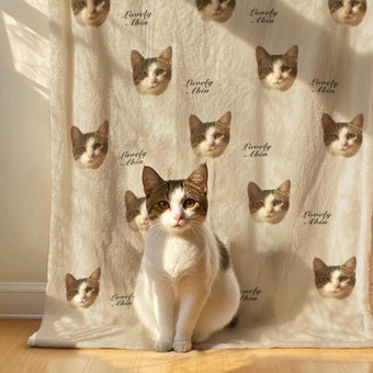compare product Custom-Made Pet-Patterned Blankets