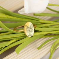 Personalized Pet Picture Rings