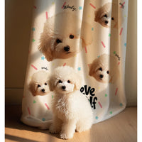 Custom-Made Pet-Patterned Blankets
