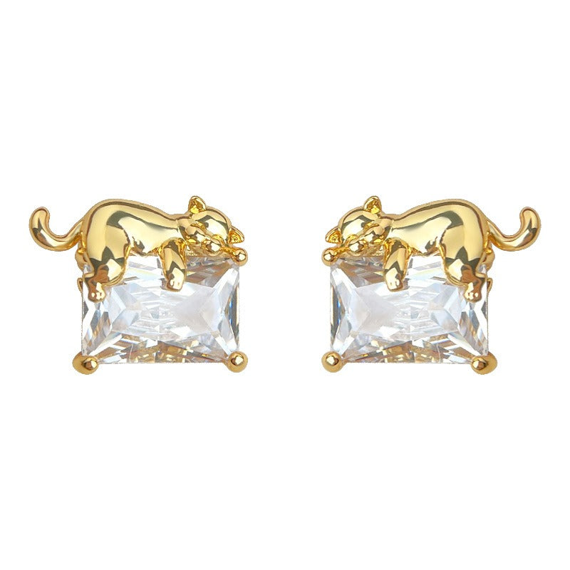 Sleepy Cat Style Earrings
