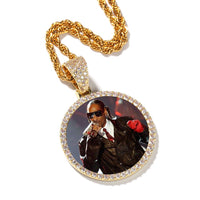 Circle Shaped Photo Pendant