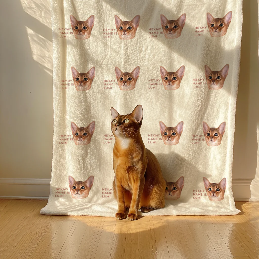 Custom-Made Pet-Patterned Blankets
