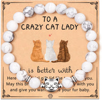 Cat Bracelet Gifts for Women for Cat Lover