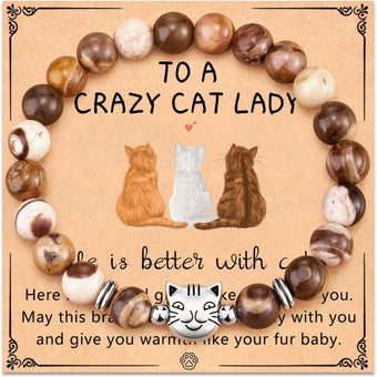 compare product Cat Bracelet Gifts for Women for Cat Lover