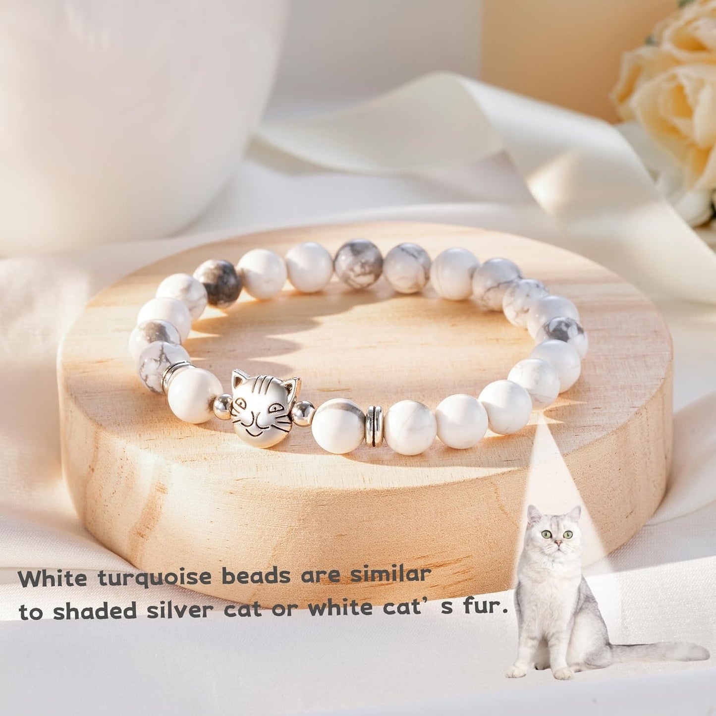 Cat Bracelet Gifts for Women for Cat Lover