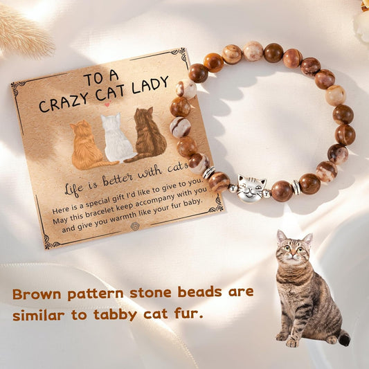 Cat Bracelet Gifts for Women for Cat Lover