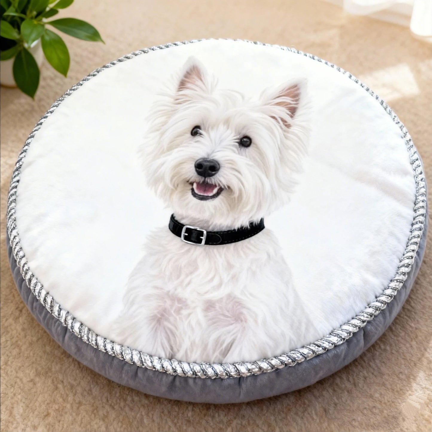 Round Memory Foam Pet Seat Cushion