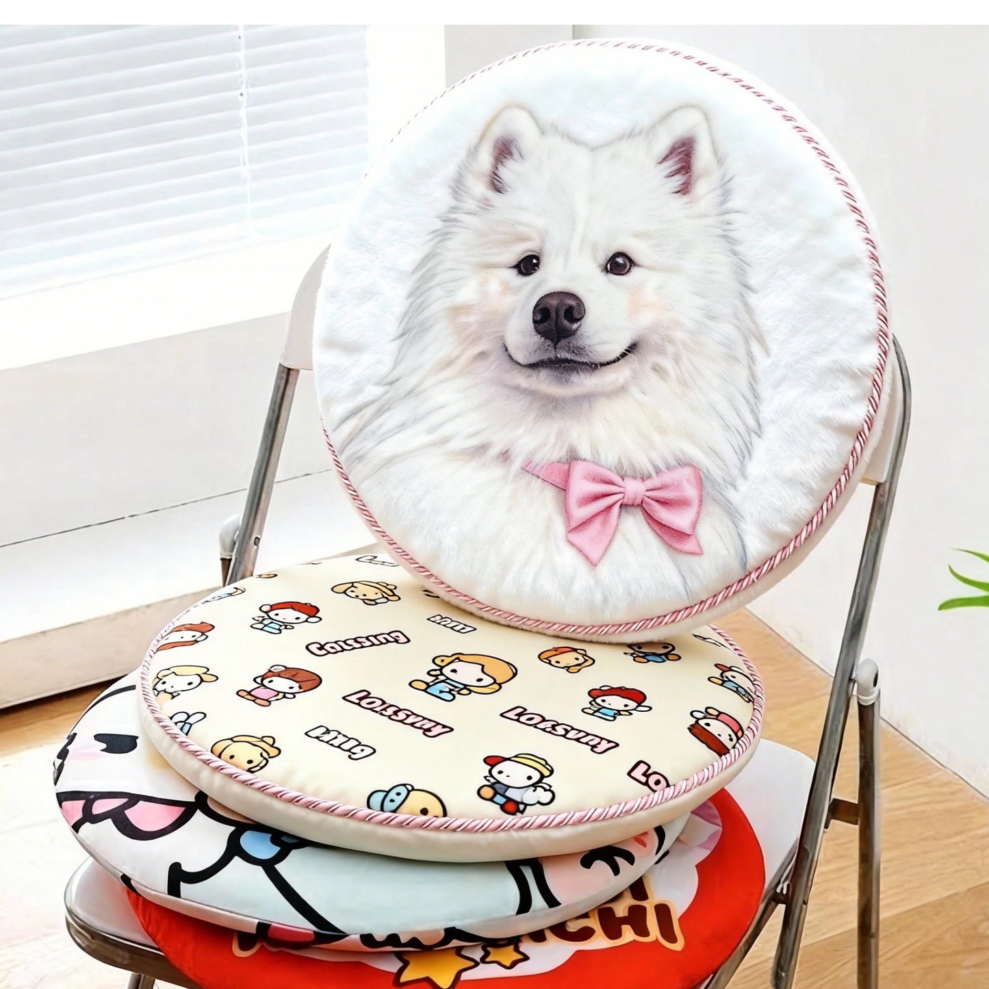 Round Memory Foam Pet Seat Cushion
