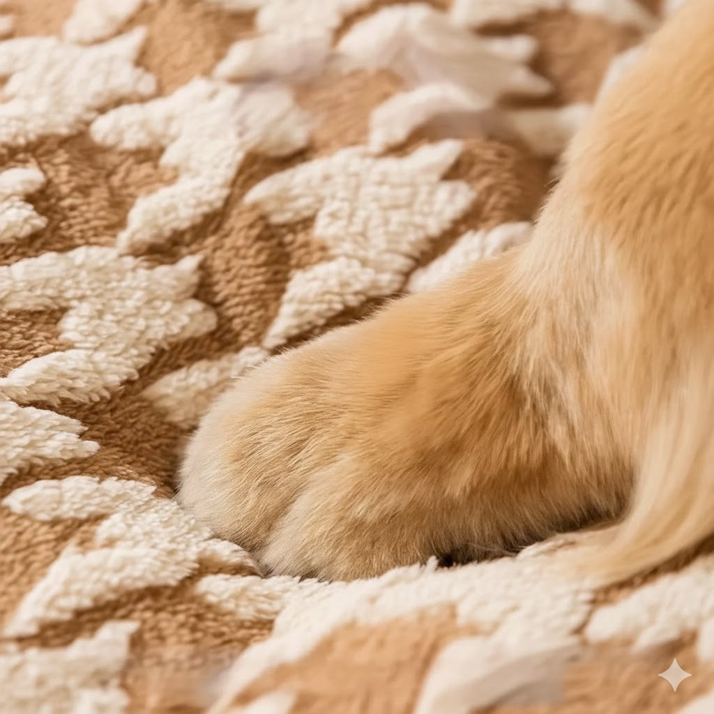 Dog Plush Enclosed Cozy Bed